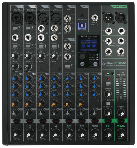 Mixer analogico batteria 10 - mixer,
