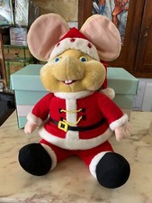 grande bambola GIOCATTOLO PELUCHE TOPO GIGIO PEREGO BABBO NATALE CANTO CANZONE