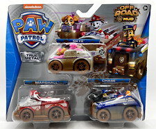 Paw Patrol True Metal | Fuoristrada Fango | Set Veicoli | Chase Marshall Skye