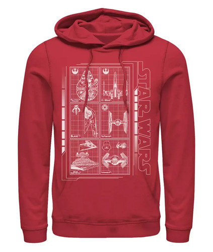 Felpa con cappuccio star wars - con,