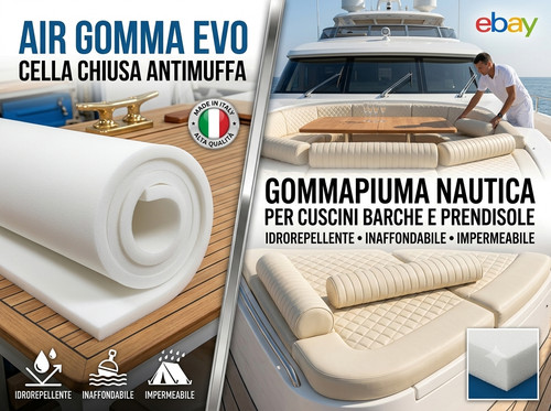 Gommapiuma nautica air gomma - gommapiuma,
