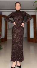 ZARA FW24 SEQUIN LONG DRESS M