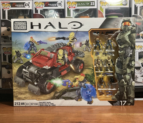 Halo mega bloks red unsc - mega,