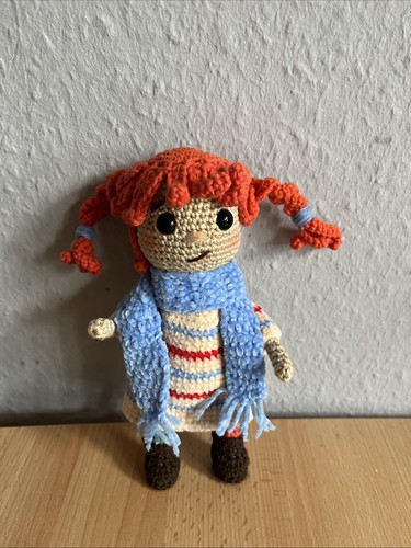 Bambola amigurumi pippi calza - amigurumi,