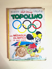 Topolino 859 Blisterato Originale Con Gadget Medaglia Olimpica