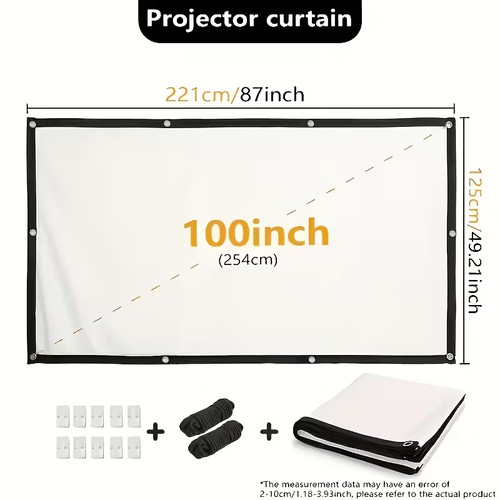 Schermo per proiettore 100 - proiettore,