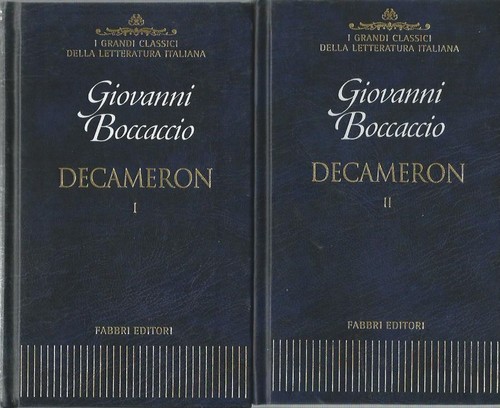 Boccaccio decameron due - due, volumi