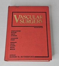 Vascular Surgery 2nd Edition 1984 Hardcover Medical Book Robert Rutherford Vtg