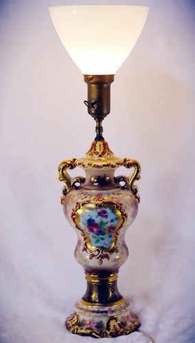 Antica lampada tavolo - lampada, da