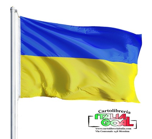 Bandiera ucraina 150x90 con - bandiera,