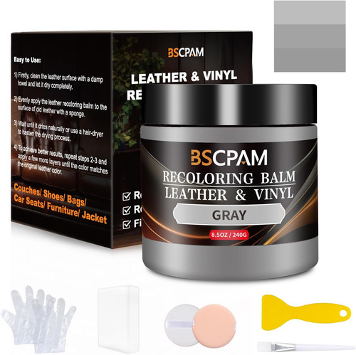 Riparazione pelle kit grigio - pelle, kit,grigio