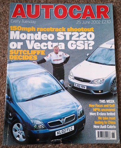 Autocar magazine june 2002 - autocar,