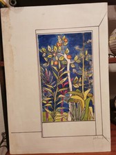 acquarello sebastiano milluzzo vegetazione