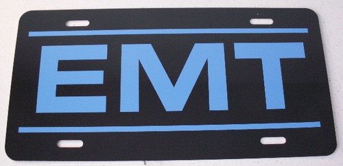 Targa emt metallo - emt, vigili