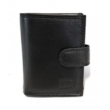 Portacarte a libro in pelle