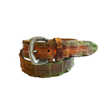 Cintura pelle di coccodrillo