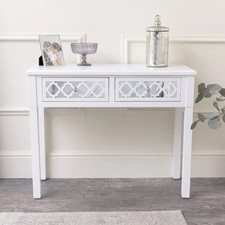 Comodino consolle bianco