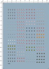 Decalcomanie 1/18 Elmetto