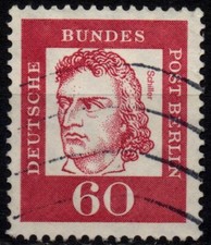 BERLINO 1961 - Usato 60 Pfg  Uomini illustri  #DR3