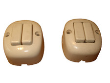 2 (dCommutatore Bticino 54 doppio interruttore 6A  vintage originale anni 50 60