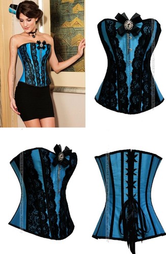 Corsetto bustino burlesque - corsetto,