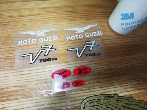 Set decalcomanie moto - guzzi, v7
