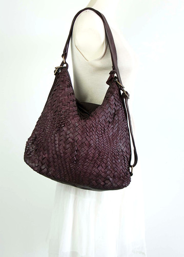 Borsa donna spalla - zaino, vera