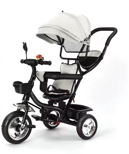 Triciclo grigio per bambini - triciclo,