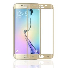 PELLICOLA IN VETRO TEMPERATO PER SAMSUNG S6 EDGE GOLD
