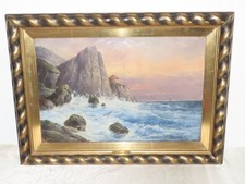 Quadro " Atmosfera serale nel Golfo di Biscaglia " Francia firmato G.Berlau!