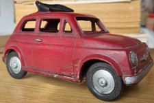 Modellino Macchina FIAT 500 Rossa 17,5x8,5x8 CM Buone Condizioni Good Condition