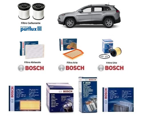 Kit filtri tagliando bosch per - kit,