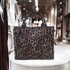 BORSA DA DONNA ANIMALIER BROWN