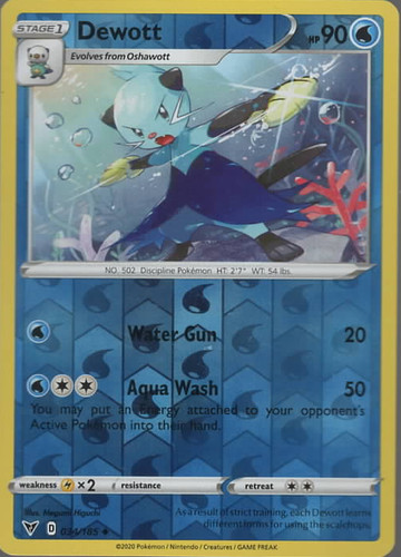 Pokemon dewott stage - stage, 034/185