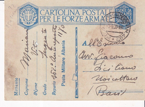 Regno 1941 cartolina postale - 1941,