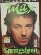 MAX - BRUCE SPRINGSTEEN (poster), D. BYRNE, KATE MOSS, F. BACCINI, OLIMPIADI '92
