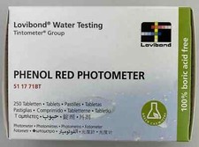 Pastiglie phenol red per FOTOMETRO ELETTRONICO conf.250pz.