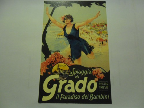 Spiaggia grado cartolina - grado,