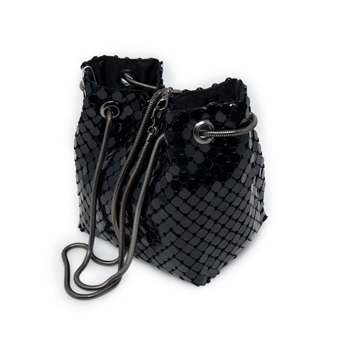 Borsetta secchiello nera - borsetta, a