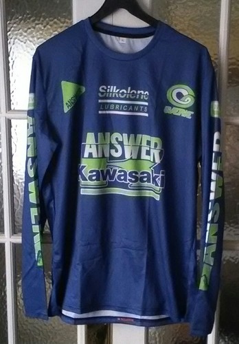 Maglia motocross kawasaki - maglia,