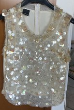 Top Iridescente Donna Con