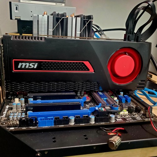 Scheda soffiatore msi radeon - scheda,