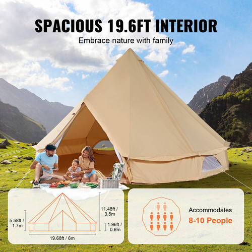 Vevor tenda campana - vevor, a