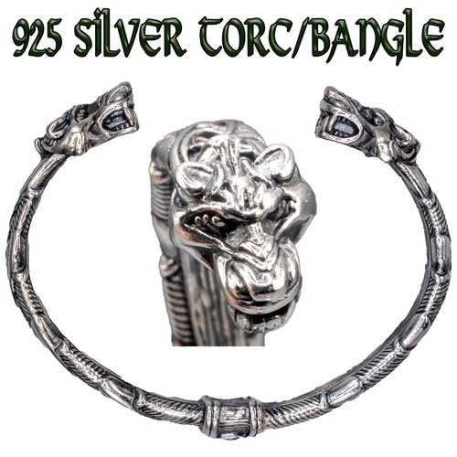 Celtic lupo 925 bracciale - celtic,
