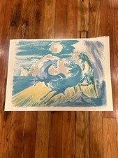 Rara litografia MCM Aligi