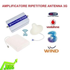 KIT AMPLIFICATORE RIPETITORE SEGNALE GSM UMTS 3G ANTENNA TIM WIND VODAFONE TRE
