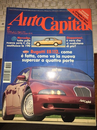 Autocapital 1993 bugatti eb - bugatti,