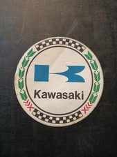 Adesivo Pubblicitario Vintage TELATO Kawasaki Moto Motociclo Motociclismo 