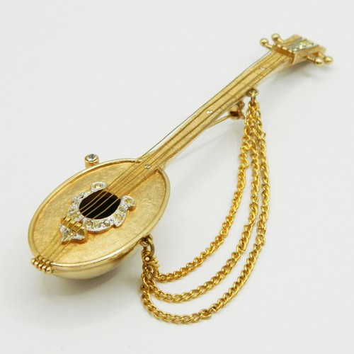 Spilla strumento mandolino