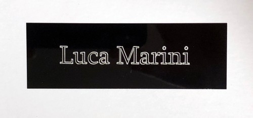 Targa incisa luca marini - luca,